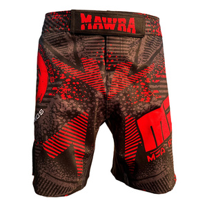 Premium High Quality Mawra MMA Shorts For Men in Polyester Spandex Stretch Fabric UFC Fight Training MMA Shorts Fashion Wear