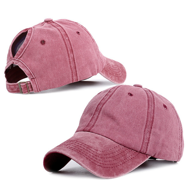 Women's Ponytail Baseball Cap Women Snapback Summer Mesh Hat Female Fashion HIp Hop Hats Casual Adjustable Outdoor Bone