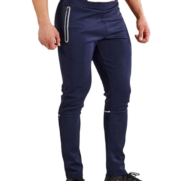 Maxgarment  Men sportswear Apparel reflective tape Elastic waistband Gym chino Wholesale Sweat pants premium jogger pants