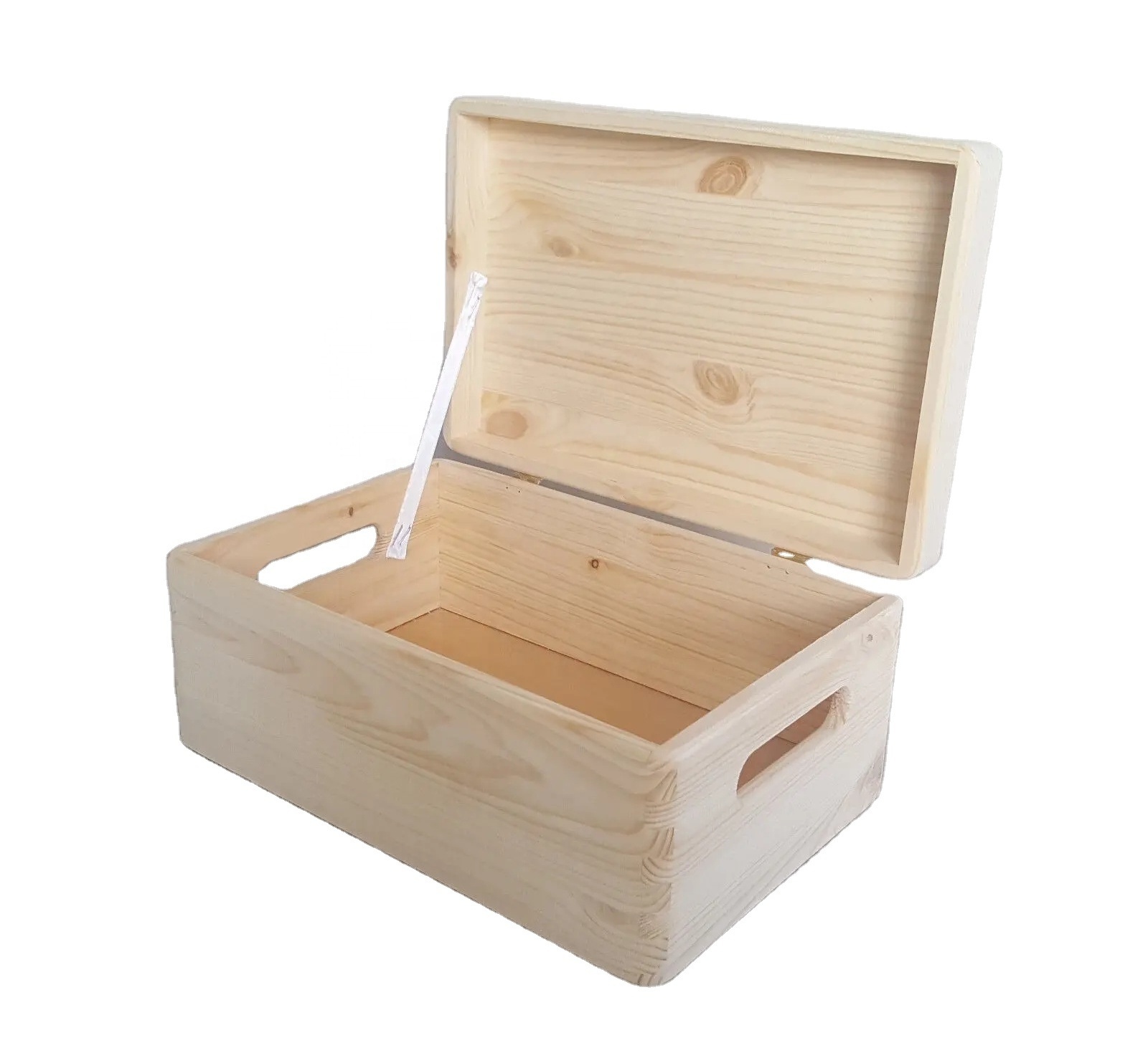 8x10 Wooden Keepsake Box Decorative Boxes with Hinged Lid -  Great Father Day Gift