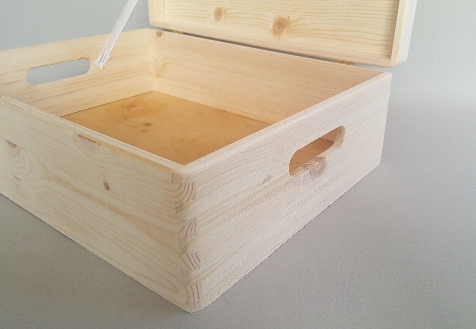 8x10 Wooden Keepsake Box Decorative Boxes with Hinged Lid -  Great Father Day Gift