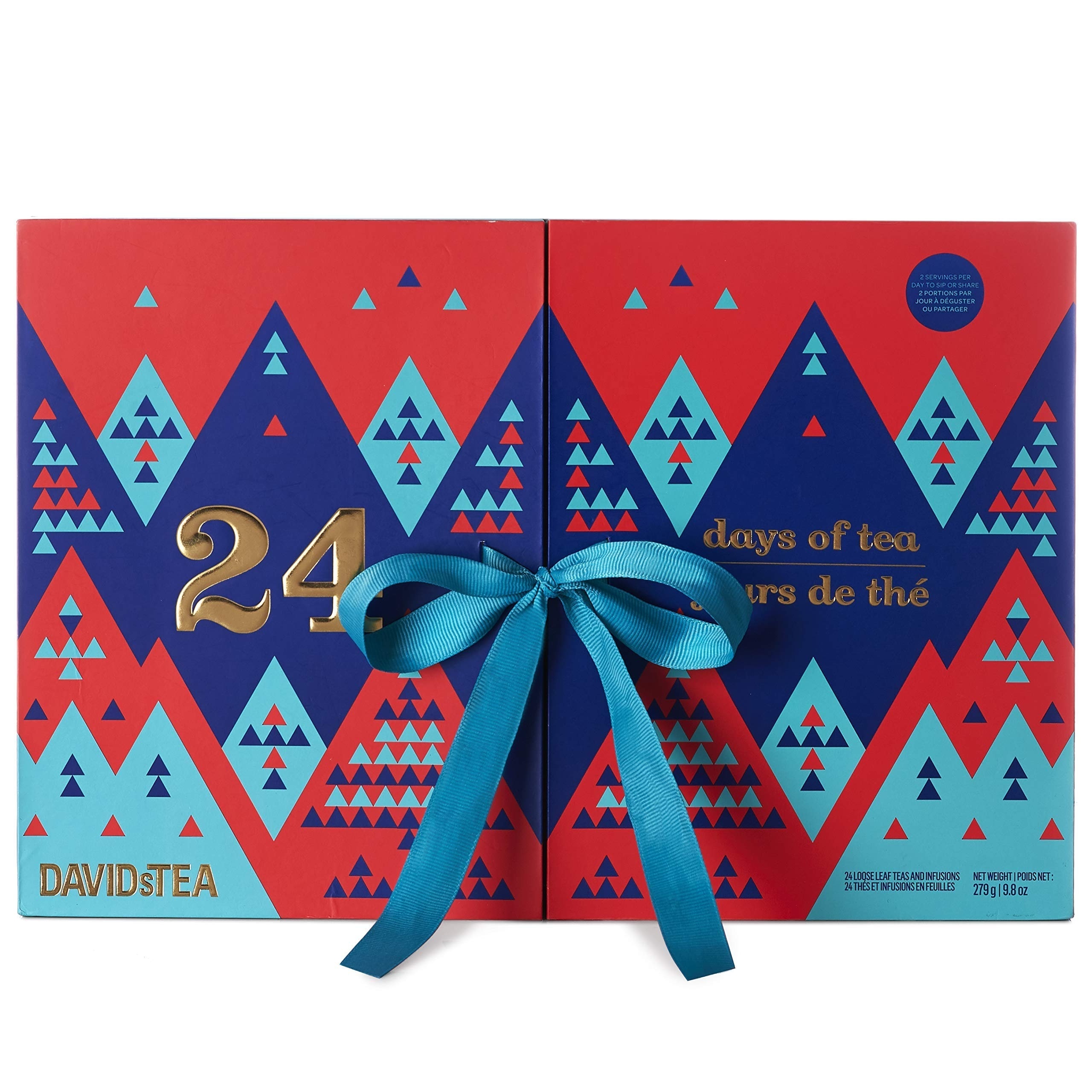 24 Days Christmas Advent Calendar Tea Box Tea Advent Calendar 24 Days Count Down Gift Box