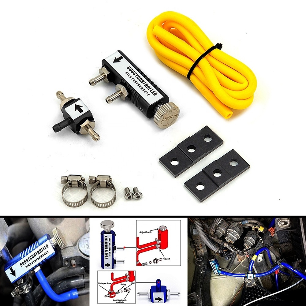 Universal Adjustable Racing Boost Controller 30PSI Manual Boost Bypass Control Red&Blue&Black&Silver