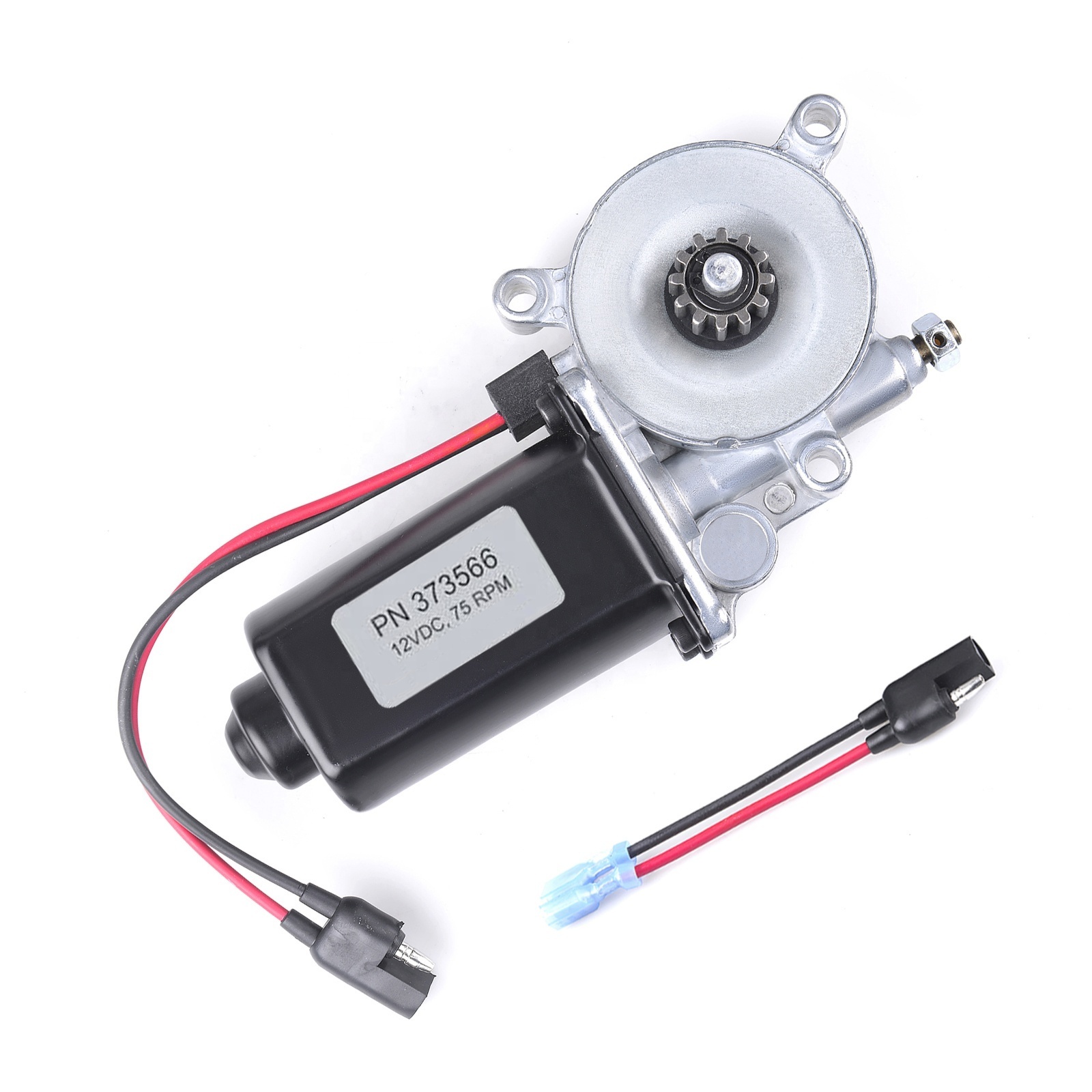 373566 RV Power Awning Replacement Universal Motor 75-RPM 12-Volt DC with Single 2-Way Connector for Solera Power Awnings