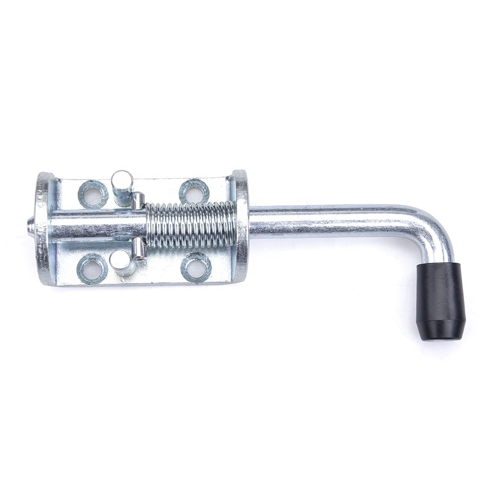 Barrel Bolt Thickened Spring Loaded Latch Pin For Utility Trailer Gate 70702