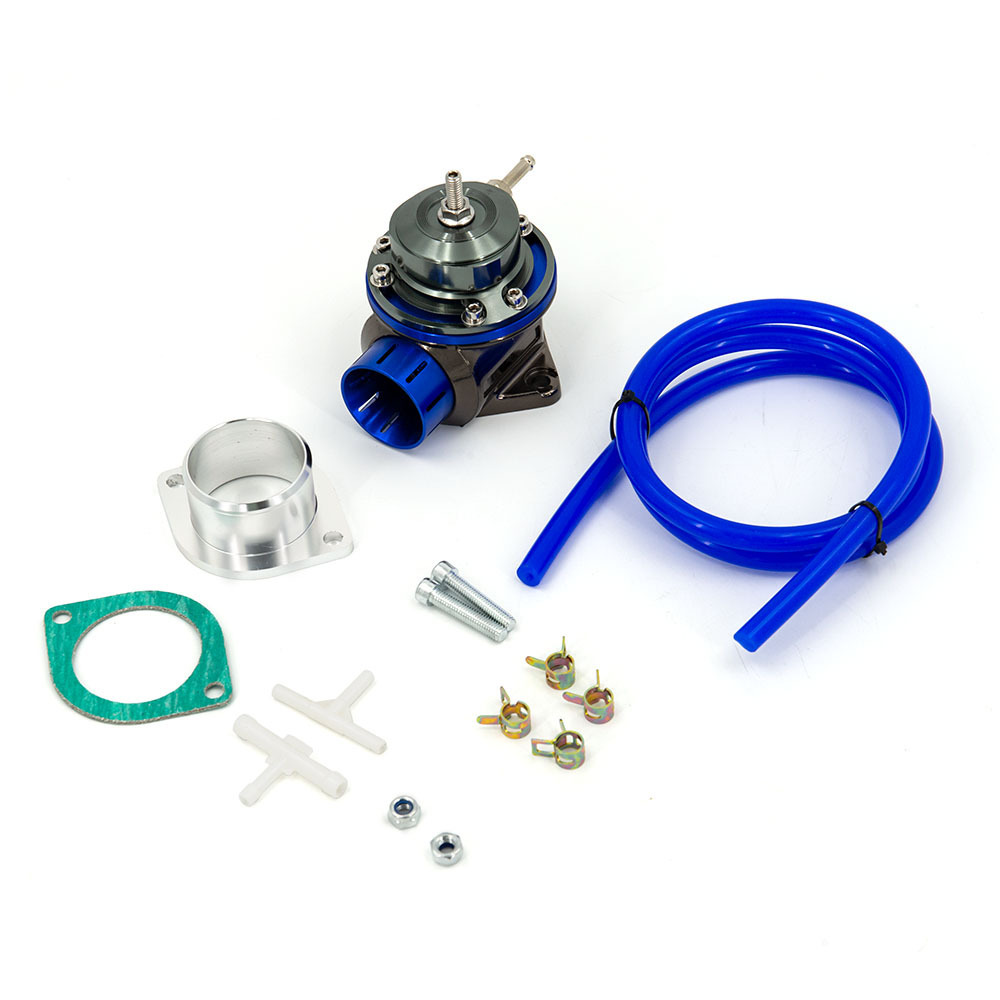 40MM Racing Car GReddi FV Style BOV Float Valve Blow Off Valve Floating Valve Blue Aluminium Anodic Oxidation