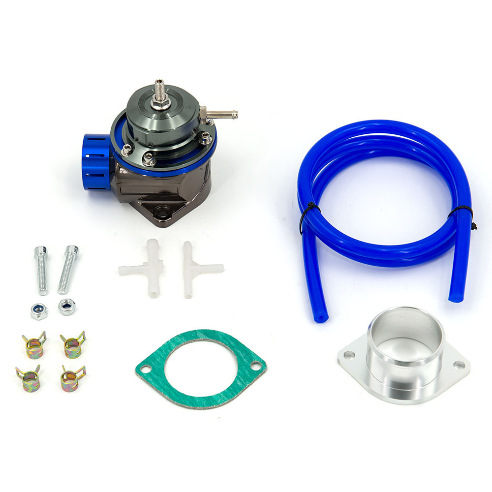 40MM Racing Car GReddi FV Style BOV Float Valve Blow Off Valve Floating Valve Blue Aluminium Anodic Oxidation