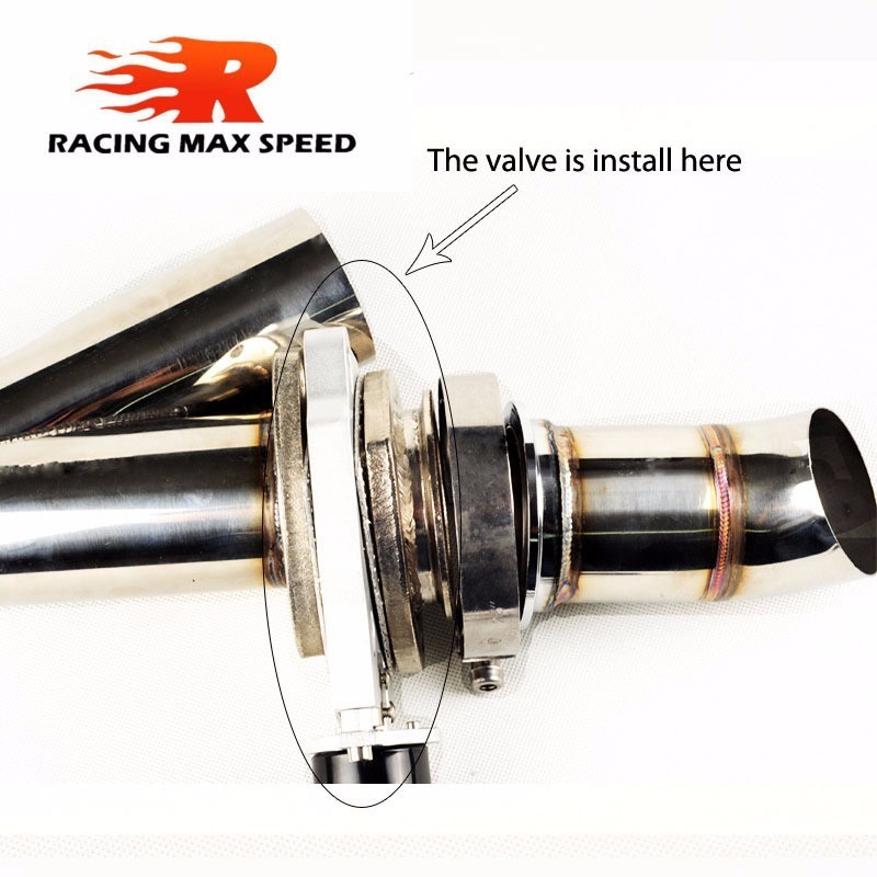 Racing universal 2.5inch Exhaust Parts Stainless Steel Headers Electric Exhaust Cutout Cut Out Valve Kit with remote CV-25R