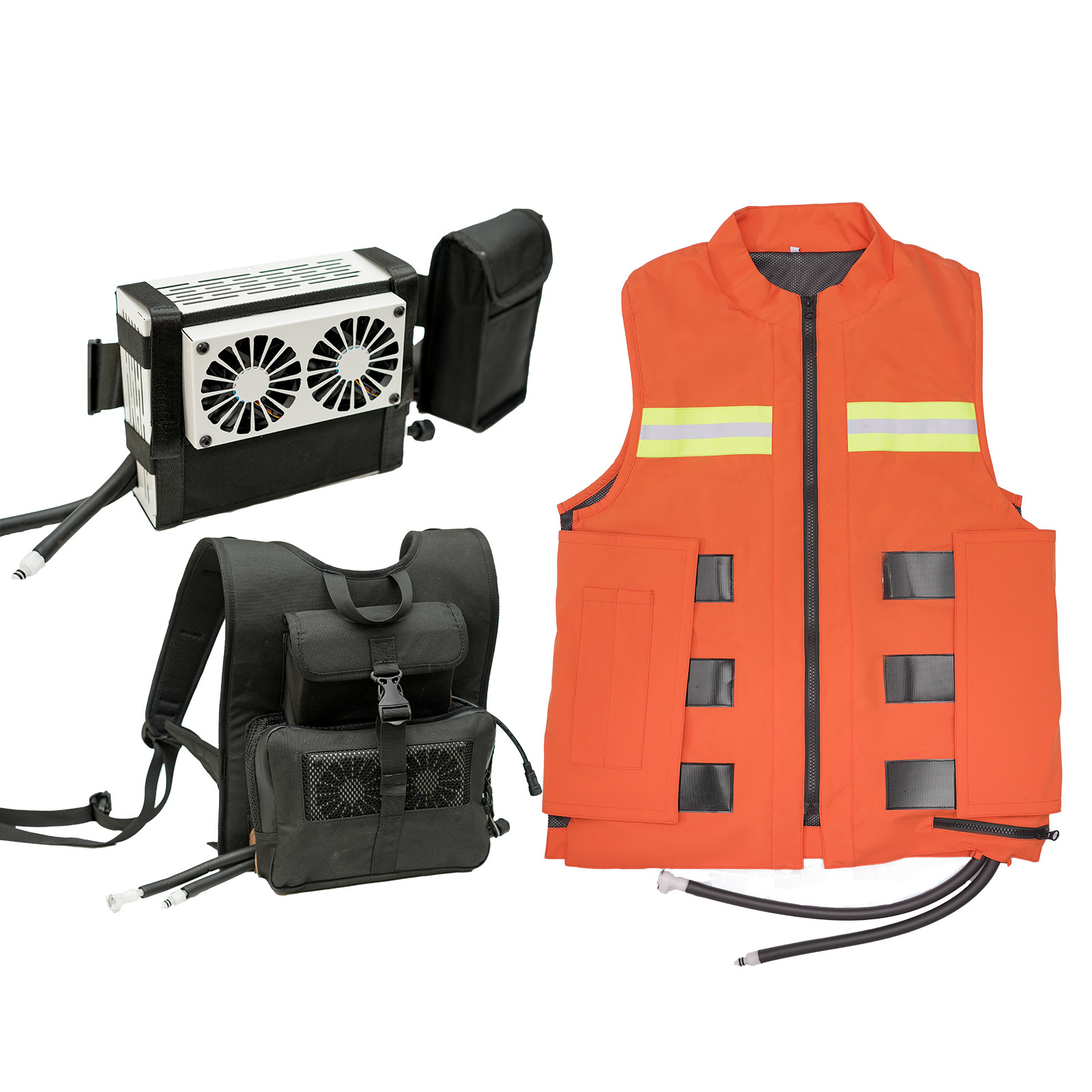 Air Conditioner clothes cooling Vest jacket 800BTU DC inverter compressor Cooler Vortex Tube with Water-cooled