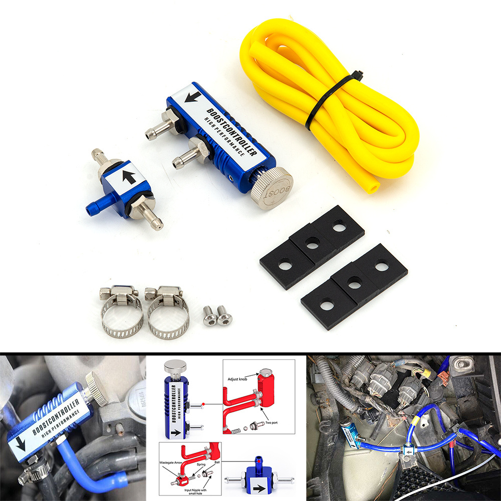 Adjustable Bilateral Turbo Valve Manual Vehicle Car Boost Controller Booster Kit Manual Turbo Boost Controller Bleed Valve