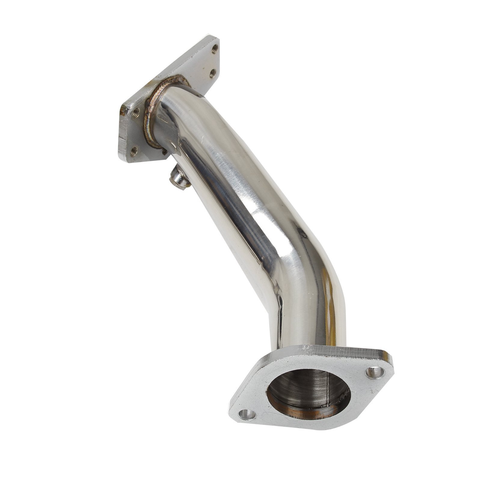 Stainless Steel Exhaust Manifold Header Downpipe Test Pipe For FOR 08-17 WRX/STi 2.5L EJ25 G3 G4 EXHAUST/MANIFOLD