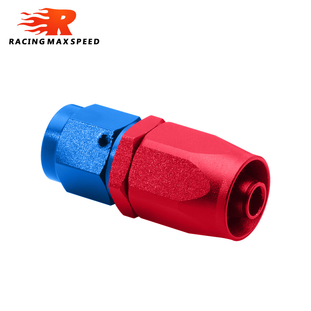 AN6 an8 an10 0 45 90 120 180 Degree Swivel Hose End Anoized Aluminium Fuel Adapter Oil Fuel Fitting Oil Cooler Hose End