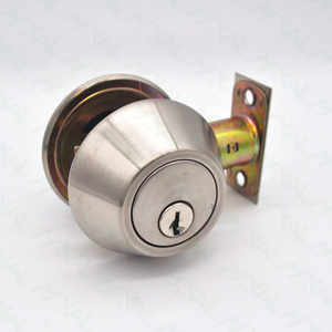 MAXAL Factory OEM  Double Cylinder Stainless steel Rosette Deadbolt with Security Key Lock