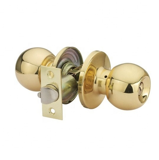 MAXAL 2024 Stainless Steel Entry Privacy Passage Hotel Round Deadbolt Ball Door Lock Brass Lever Master Key Knob Lock Lock