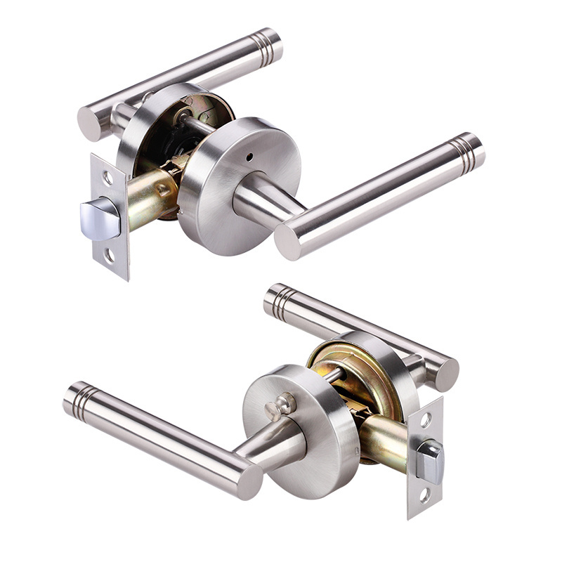 RV Toilet Door lock Polished Chrome Privacy Knob Boat Latch Handle Bathroom Twist Turn Lock van camper accessories