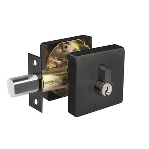 2024 Square rose security Deadbolt deadlock without handle door Lock