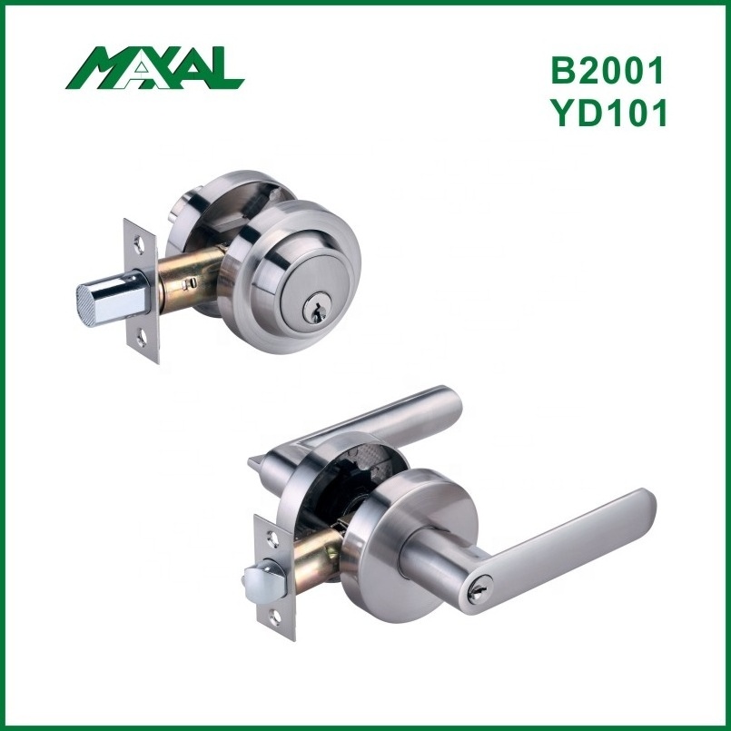 2023 Solid Door Handle Lock for Interior Doors Front Back Door Levers Cylinder Latch Bedroom Wooden Gate Locks Lock