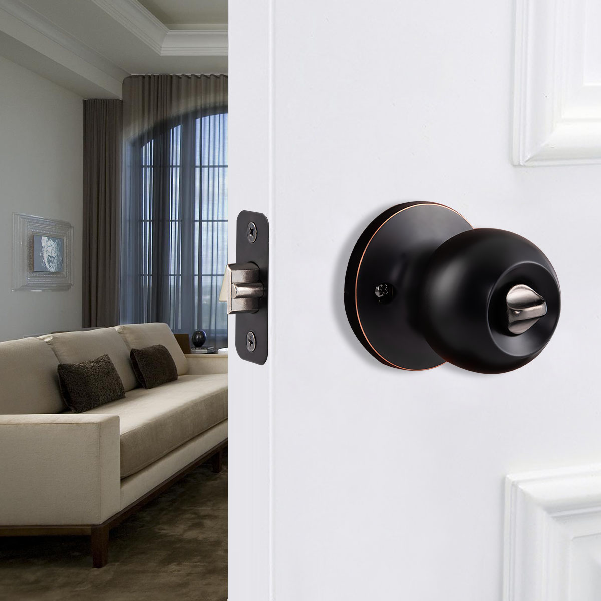 2023 American hotsale Entrance Bedroom Round Knob door Lock high quality security door Lock