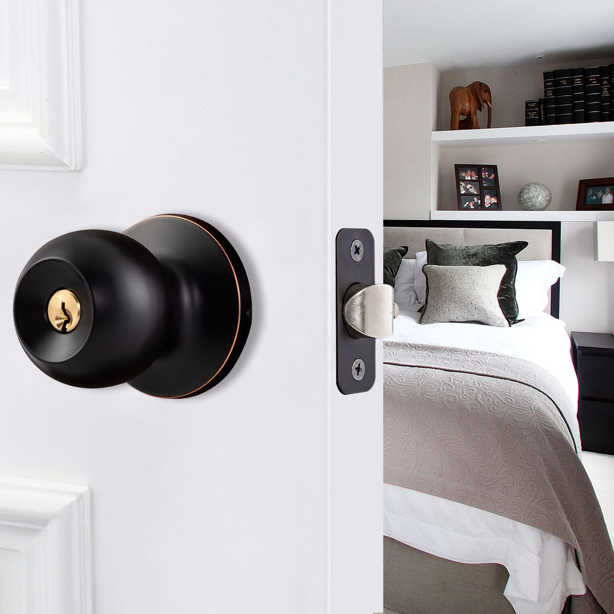 2023 American hotsale Entrance Bedroom Round Knob door Lock high quality security door Lock