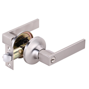 2024 American Standard Square rose Tubular Lever Door  Knob  Handle Lock Factory Outlet Lock entrance door lock