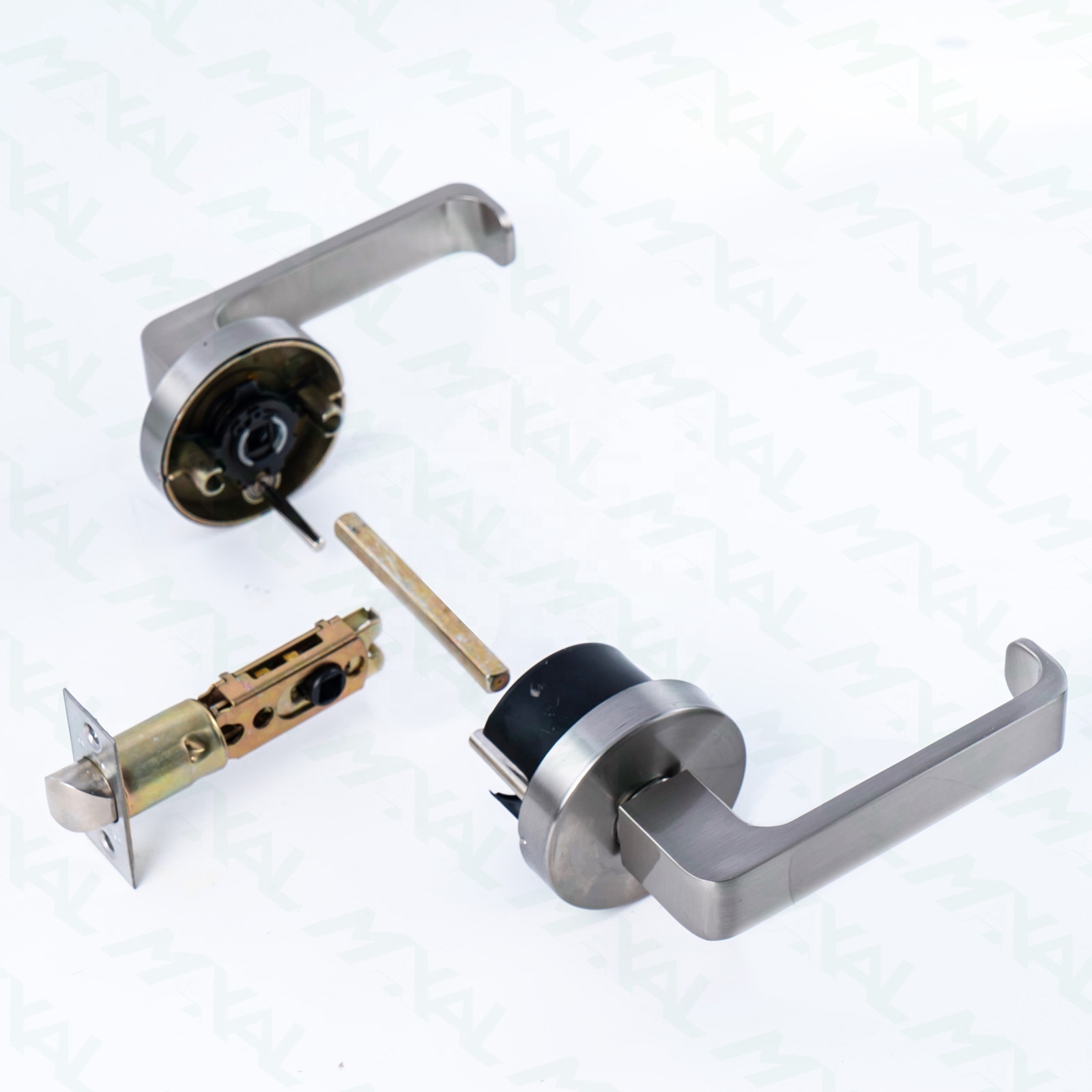 Maxal Household Locks 9166 American Bathroom Lock Commercial Door Lock Lever Door Lever Handle