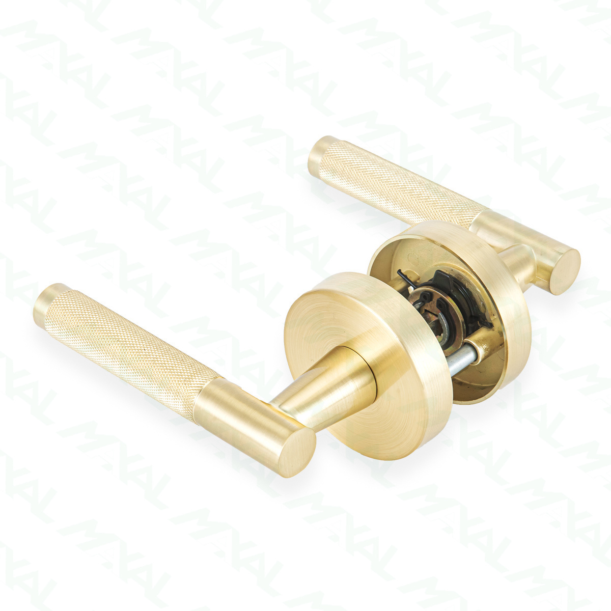 Zinc Alloy Lever Lock Door Handle Passage Black Tubular Latch Entrance Door Handle Lever Lock