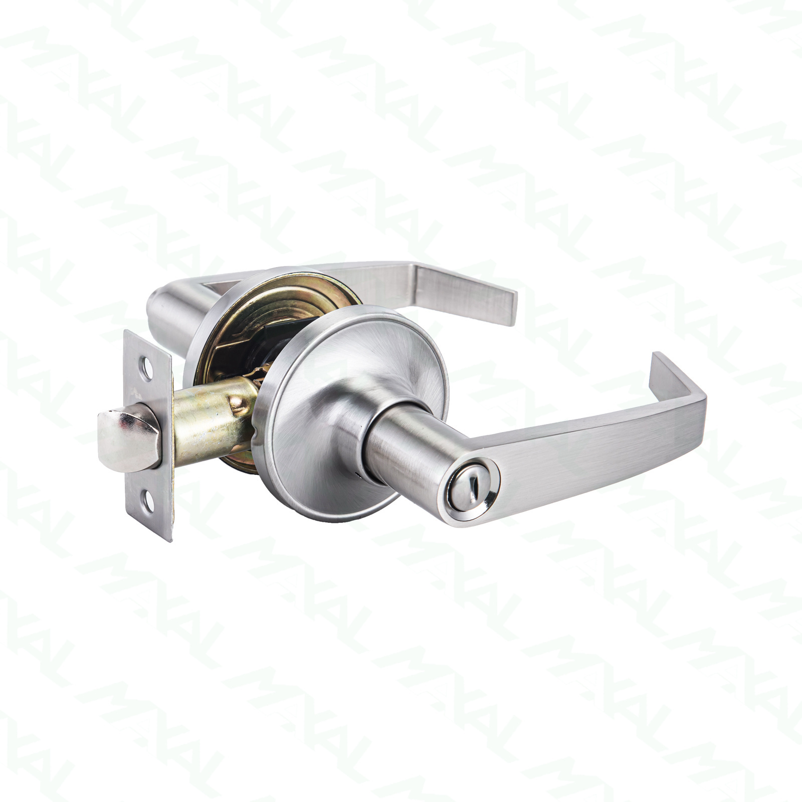 Aluminum  alloy Tubular Leverset Privacy  Function Shortcut keys Round  handle door handle Lock