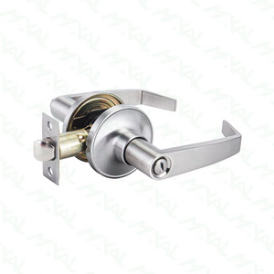 Aluminum  alloy Tubular Leverset Privacy  Function Shortcut keys Round  handle door handle Lock