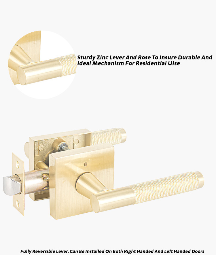 privacy square leverset/ lever handle design handles for wooden doors/ bathroom tubular lever door handle lock door lever lock