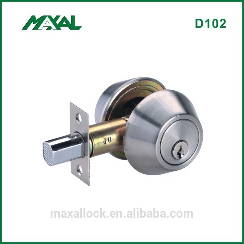 2024 Stainless Steel 304 Satin Nickel Finish Lockset Deadbolt Commercial Door lock