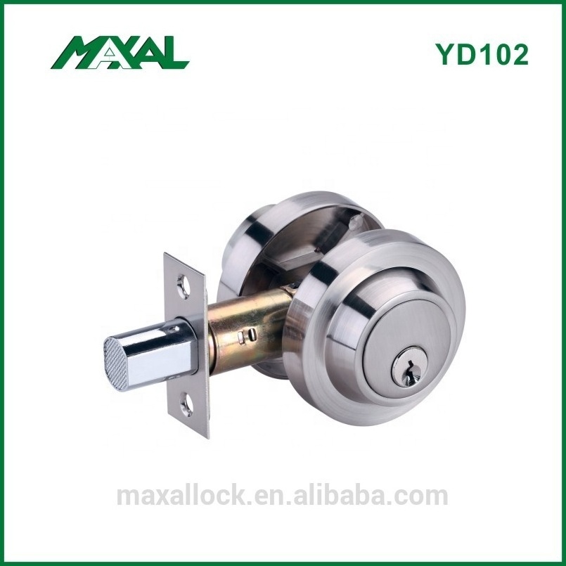 2024 High Quality Zinc Alloy Double Sided Tubular Door Deadbolt Lock For Entrance/Passage Door Lock