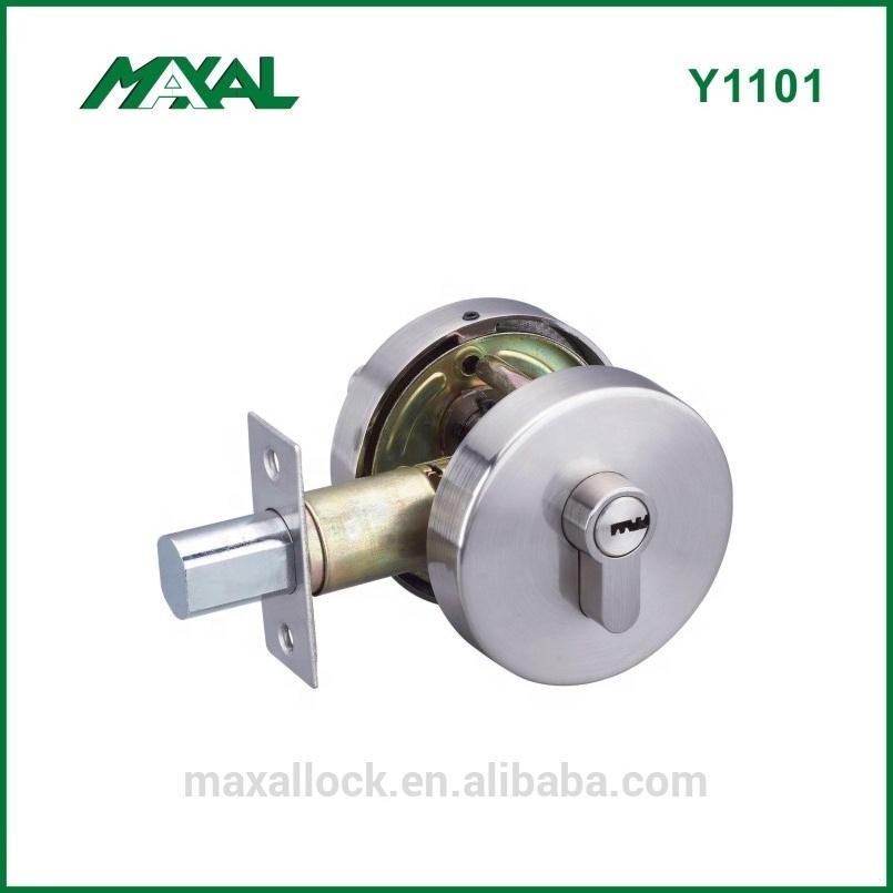 2024 High Quality Zinc Alloy Double Sided Tubular Door Deadbolt Lock For Entrance/Passage Door Lock