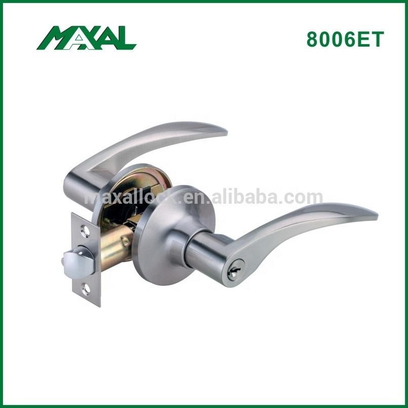 2024 MAXAL Tubular Leverset Double Sided Door Handle Lock Door Lever Lock with 2 schlage keys Lock