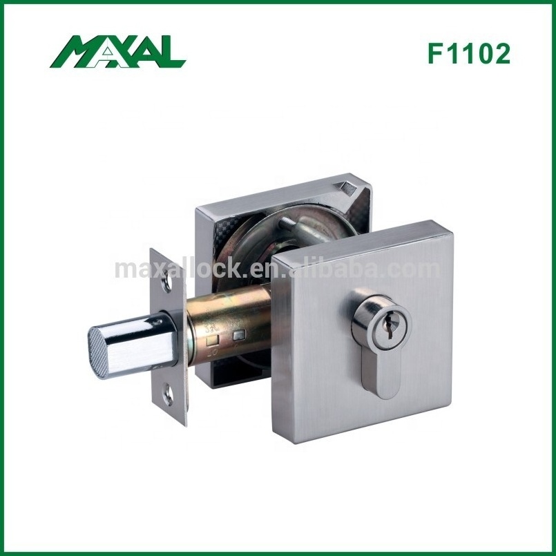 2024 Wholesale stainless steel deadbolt combination tubular entry deadbolt garage door lock kit key Lock