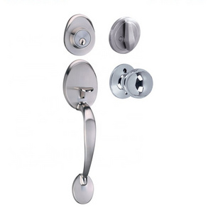 2024 American Style Handleset Grip Entrance Door Lock With High Security Lock