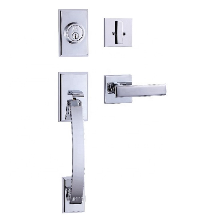 2023 Top Selling Entry Grip Tubular Handleset Door Lock Ansi Grade 3 Residential Lock