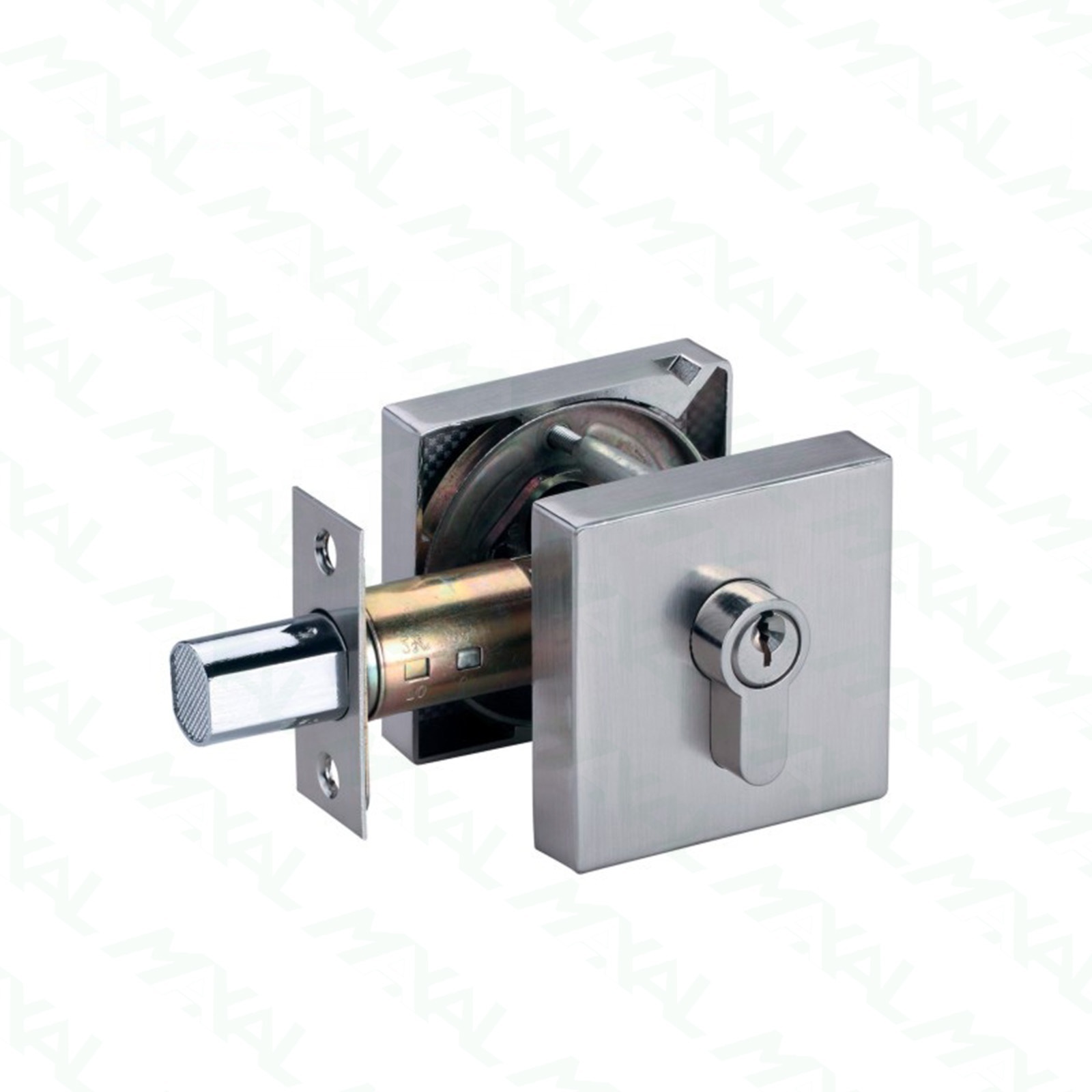 Free Samples Satin Nickel Tubular Round Deadbolt With Key Single Entry  Single Deadbolt Lock Cylinder Deadbolt Lock