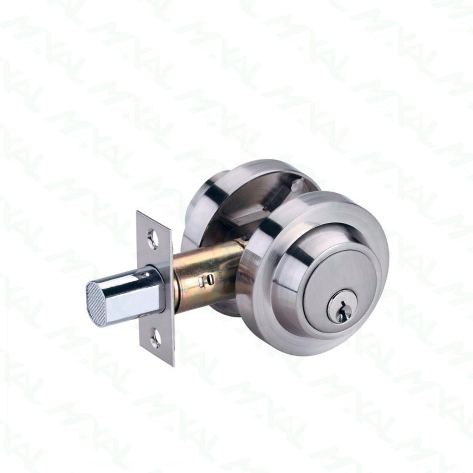 Free Samples Satin Nickel Tubular Round Deadbolt With Key Single Entry  Single Deadbolt Lock Cylinder Deadbolt Lock