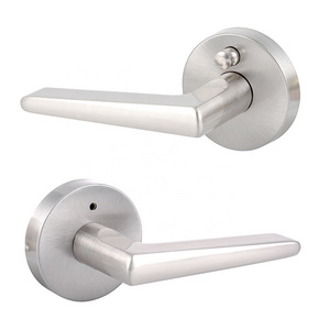 2024 Hot Selling Quick Release Door Lock Satin Nickel Entry Zinc Alloy Tubular Lever Door Lock