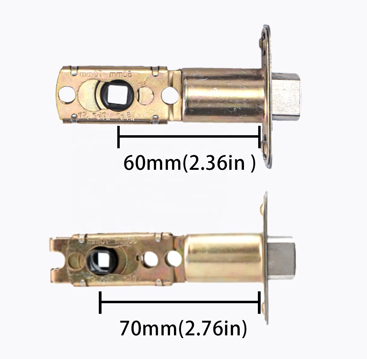 2024 Hot Selling Quick Release Door Lock Satin Nickel Entry Zinc Alloy Tubular Lever Door Lock