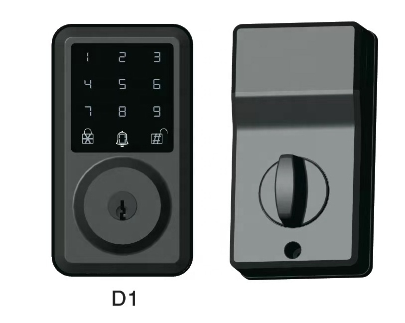 MAXAL 2024 Smart Lock Tuya App Electric Classical Deadbolt Economical Safety Door Automatic Security Password Zinc  Lock