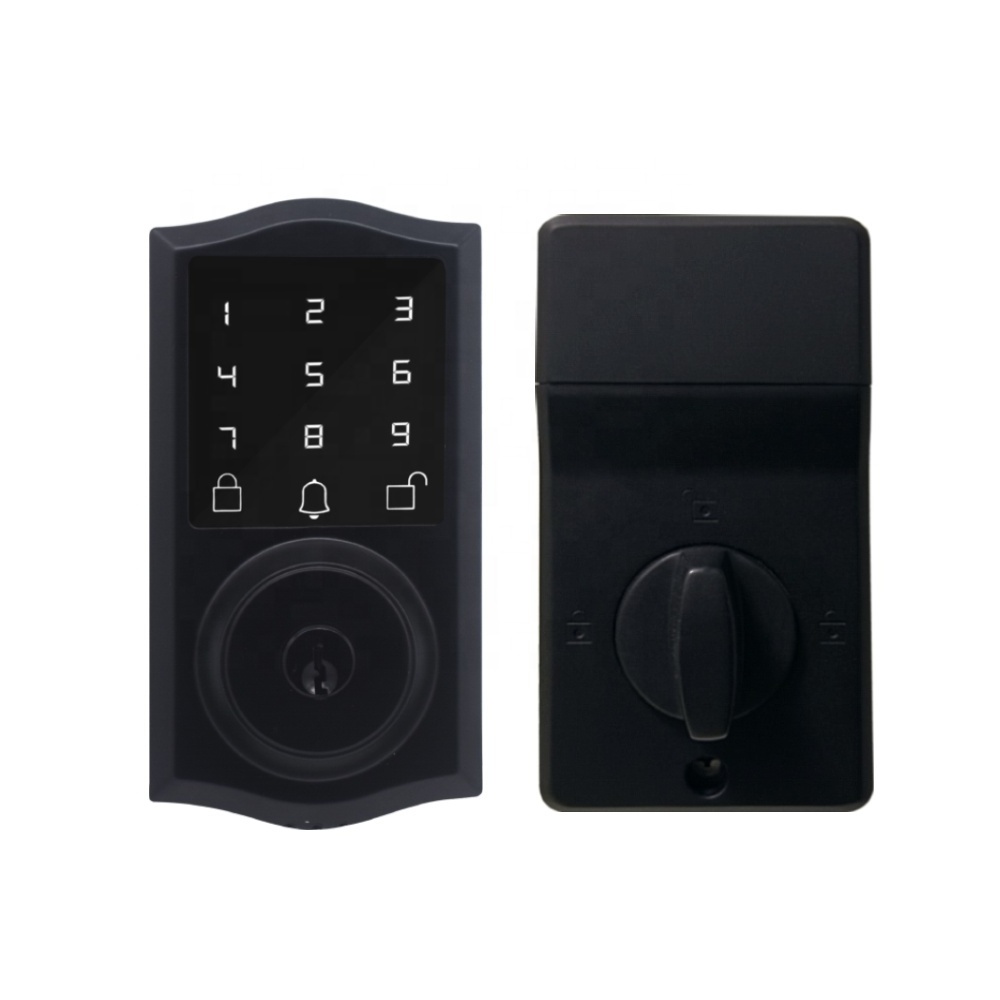 MAXAL 2024 Smart Lock Tuya App Electric Classical Deadbolt Economical Safety Door Automatic Security Password Zinc  Lock