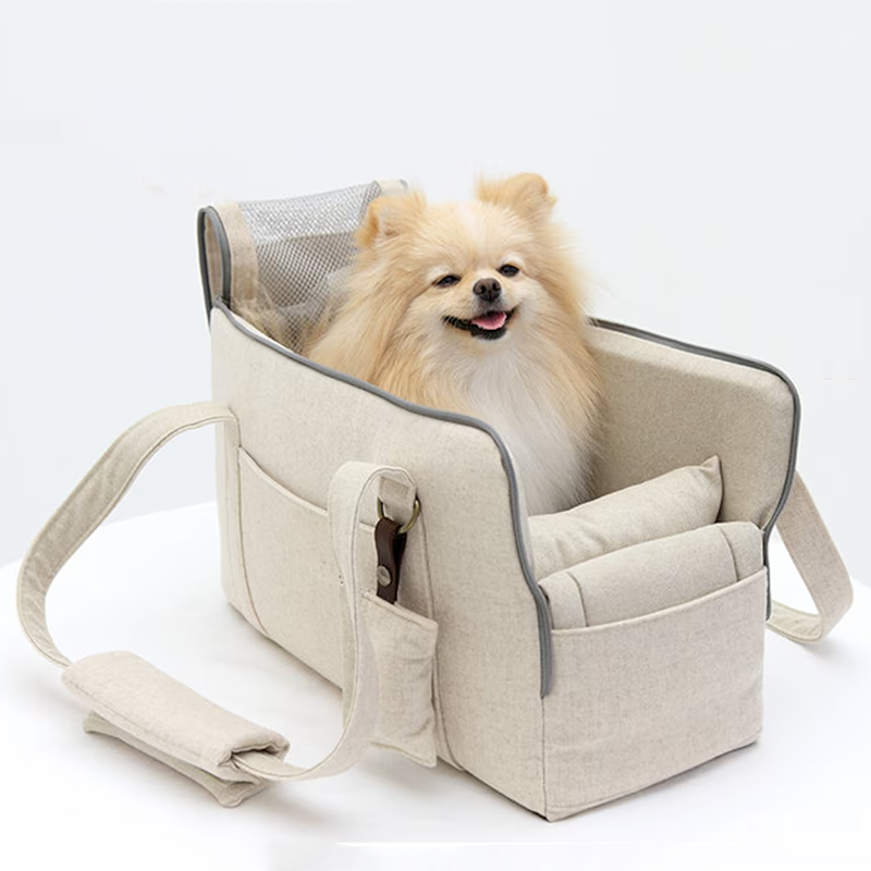 Travel Pet Carrier Bag Hot Sale High Quality Durable Airline Approved Cat Bag Cotton Wool Pet Carrier