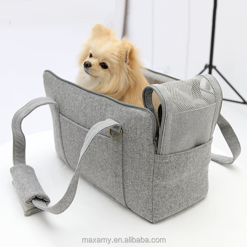 Travel Pet Carrier Bag Hot Sale High Quality Durable Airline Approved Cat Bag Cotton Wool Pet Carrier