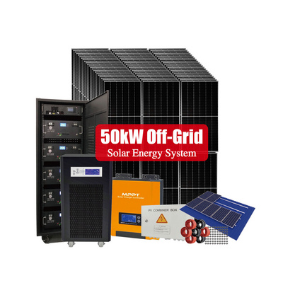 Maxbo 50kW 50 kW 48kW 48 kW Off Grid offgrid Hybrid complete Growatt roof Solar Energy battery storage System for home use