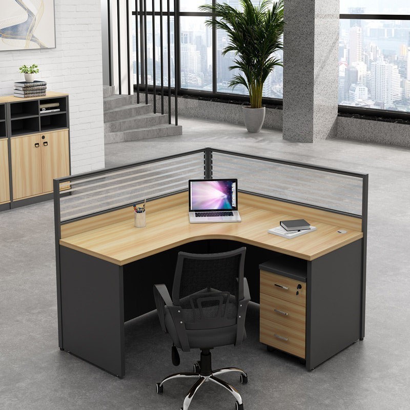 factory direct sales high quality computer desk modern style work workstation office desk with screen