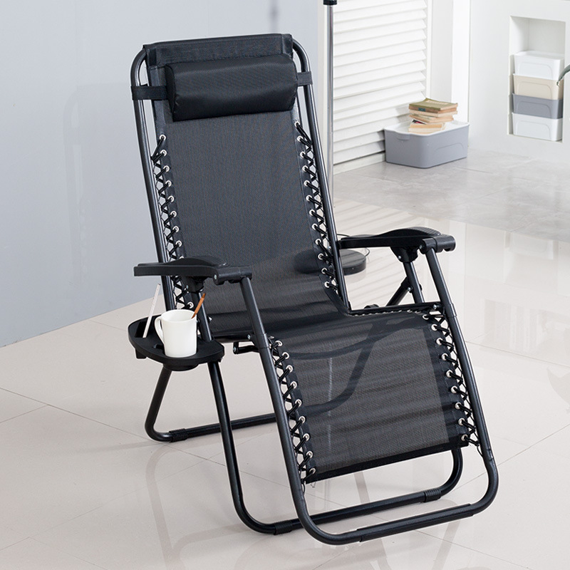 wholesale outdoor recliner zero gravity camp chair recliningfoldable sun lounge metal folding beach chair