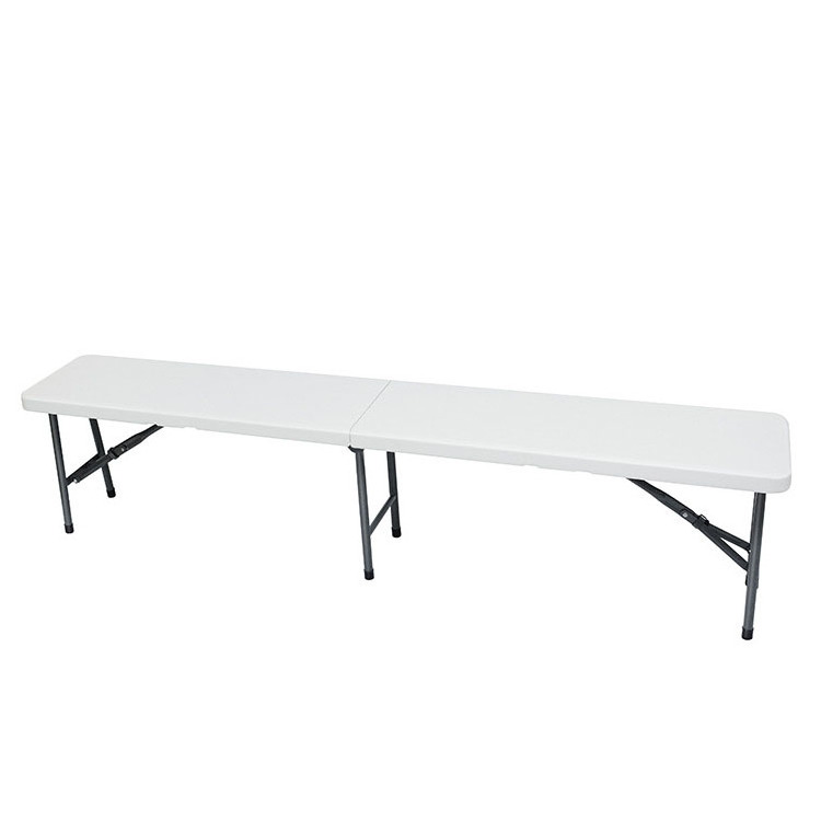 outdoor furniture foldable bench chair white stainless steel patio dining folding benches