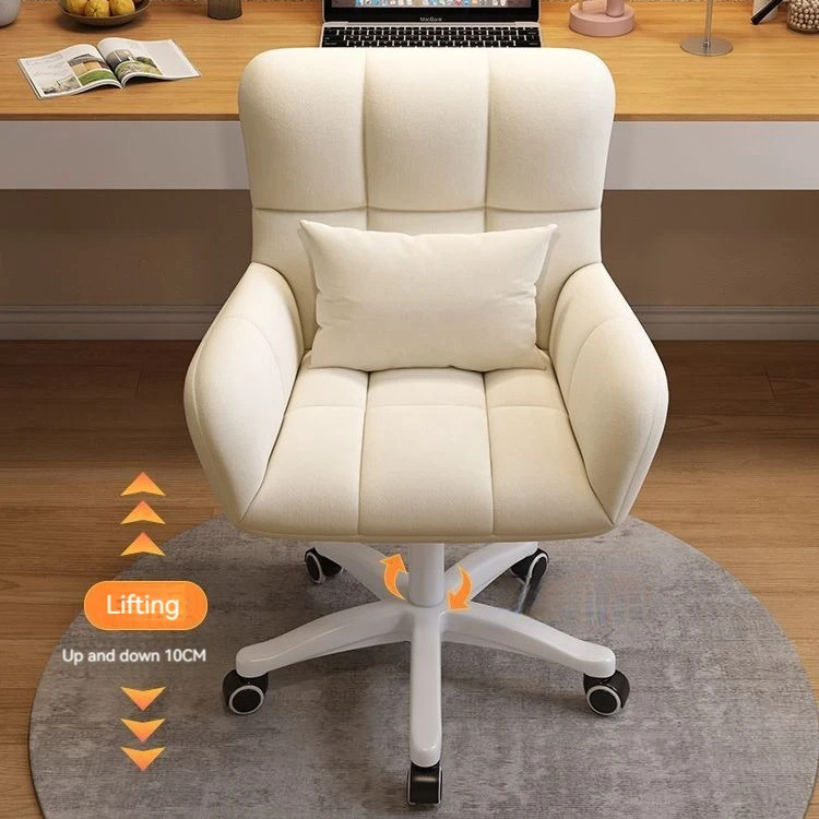 Wholesale Single Soft Sofa Office Furniture Chair Leisure Home Bedroom Lift Swivel Chair Comfortable Office Chair