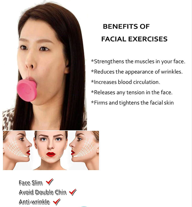 New V Face Slimming Tool Lift Skin Firming Shape Lifting Jaw Trainer Massager Instrument Double Chin Reducer Jawline Exerciser